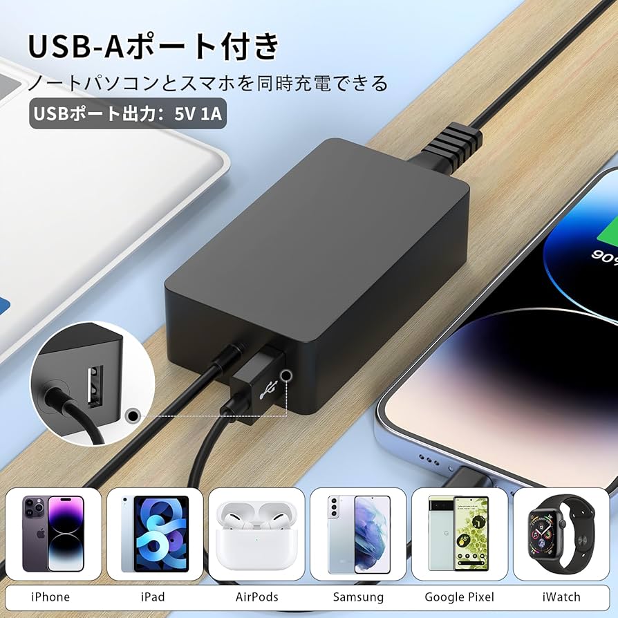 surface pro 本体 ACアダプター付き Amazon.co.jp: VHBW 対応Surface 充電器 65W Pro 充電器 対応