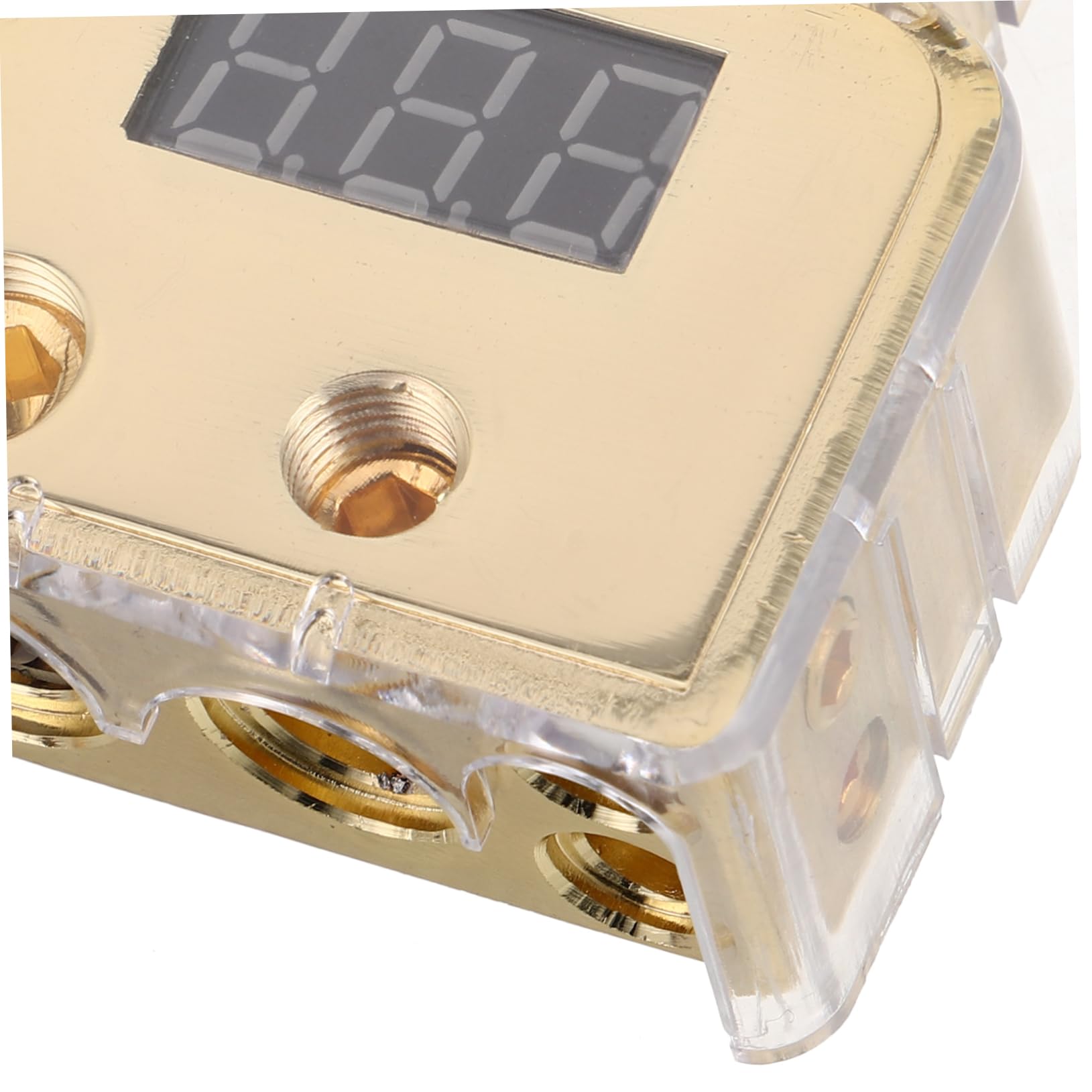 Ciieeo Kit de Connecteurs de Borne de Batterie pour Voiture, Alliage de Zinc, Affichage Intégré, Installation Facile, pour Modifications Audio Auto