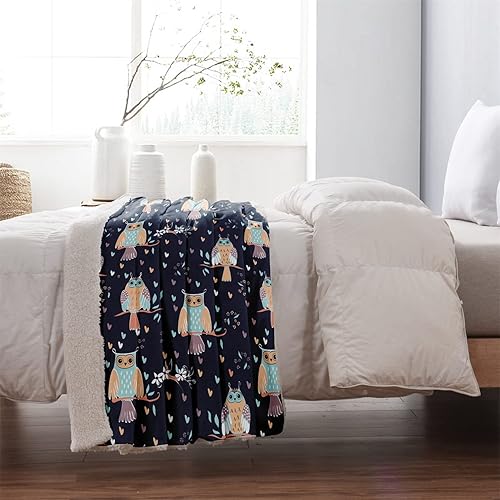 Miniatura 2 de Manta con impresión digital para computadora microvisón reversible a sólido microfibra reversible gruesa mullida y acogedora felpa cálida para sofá