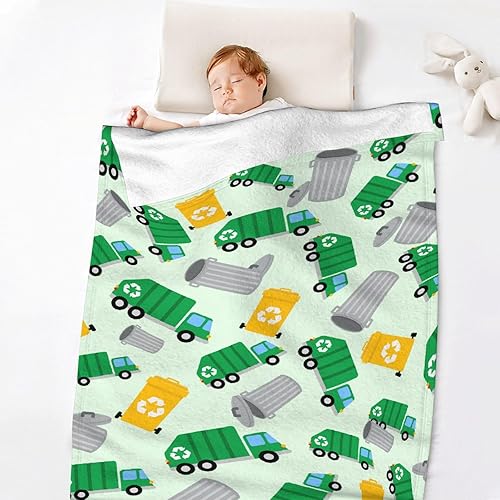 Vista 186 de Manta de construcción para regalo, manta de franela ultra suave y acogedora, manta de forro polar ligera y mullida, manta de felpa cálida para sofá