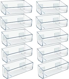 Azar Displays 252016 Business Card Pocket With Adhesive Tape Card Holders (pack of 10)