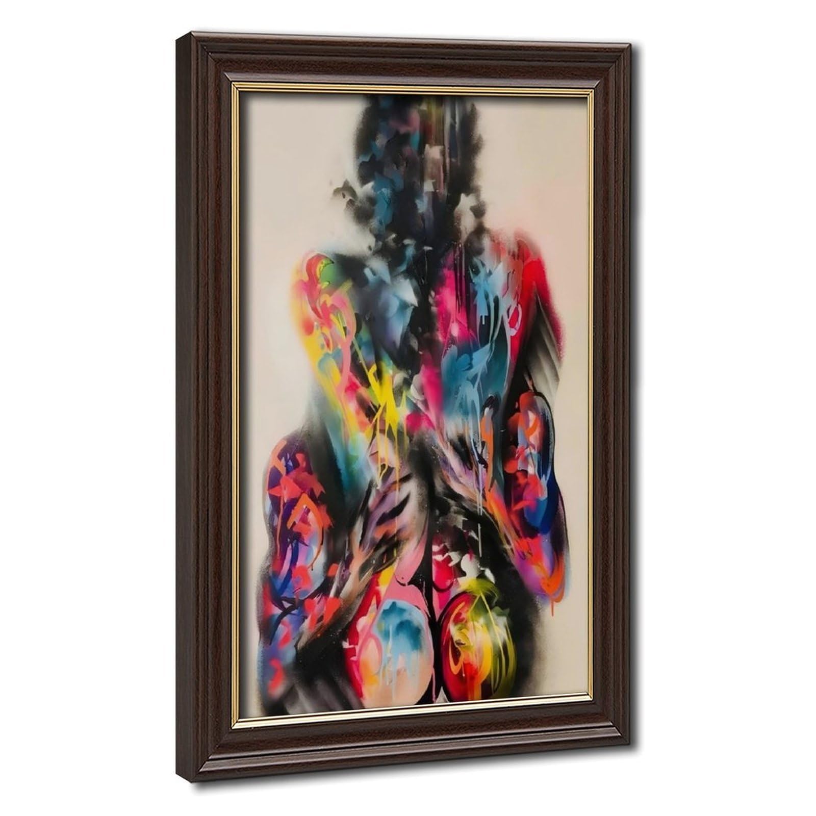Bareronor Graffiti Poster Canvas Poster Bedroom Decor Landscape Office Room Decor Gift 24" L X 36" W