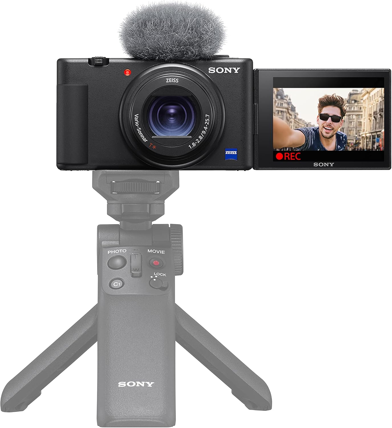 Sony Vlog Camera Fotocamera Digitale Con Schermo LCD Direzionabile E Video 4K, Nero