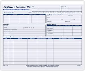 Employee Personnel File Folder, Confidential, 11.75 X 9.5, 10 Pack - View #2