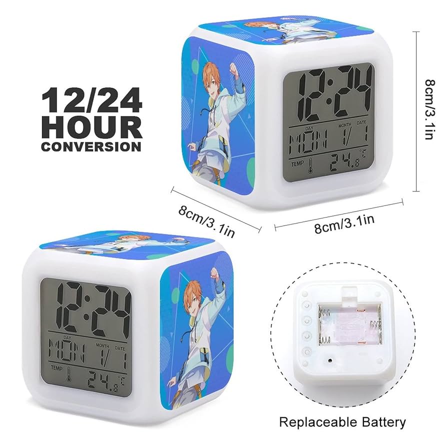 Amazon.co.jp: プロジェクトセカイ 東雲 彰人 目覚まし時計 LED