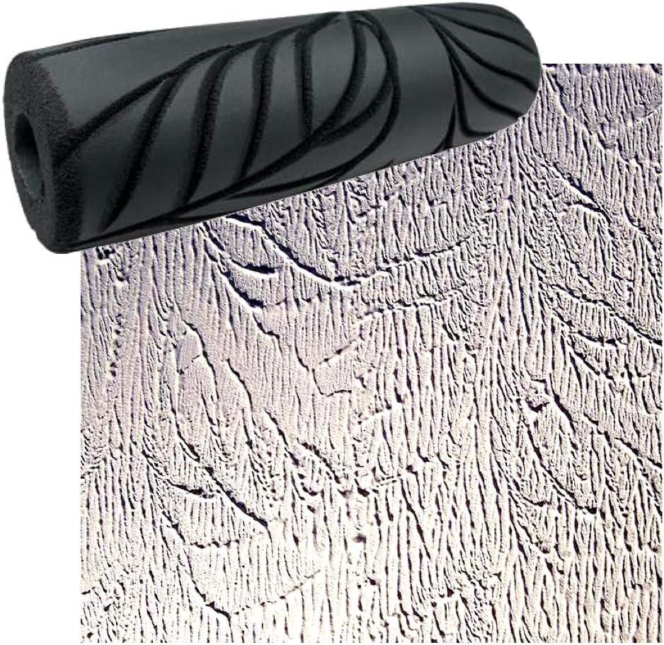 Drywall Texture Pattern Roller for Decorative Paint Texturing - Palm ...