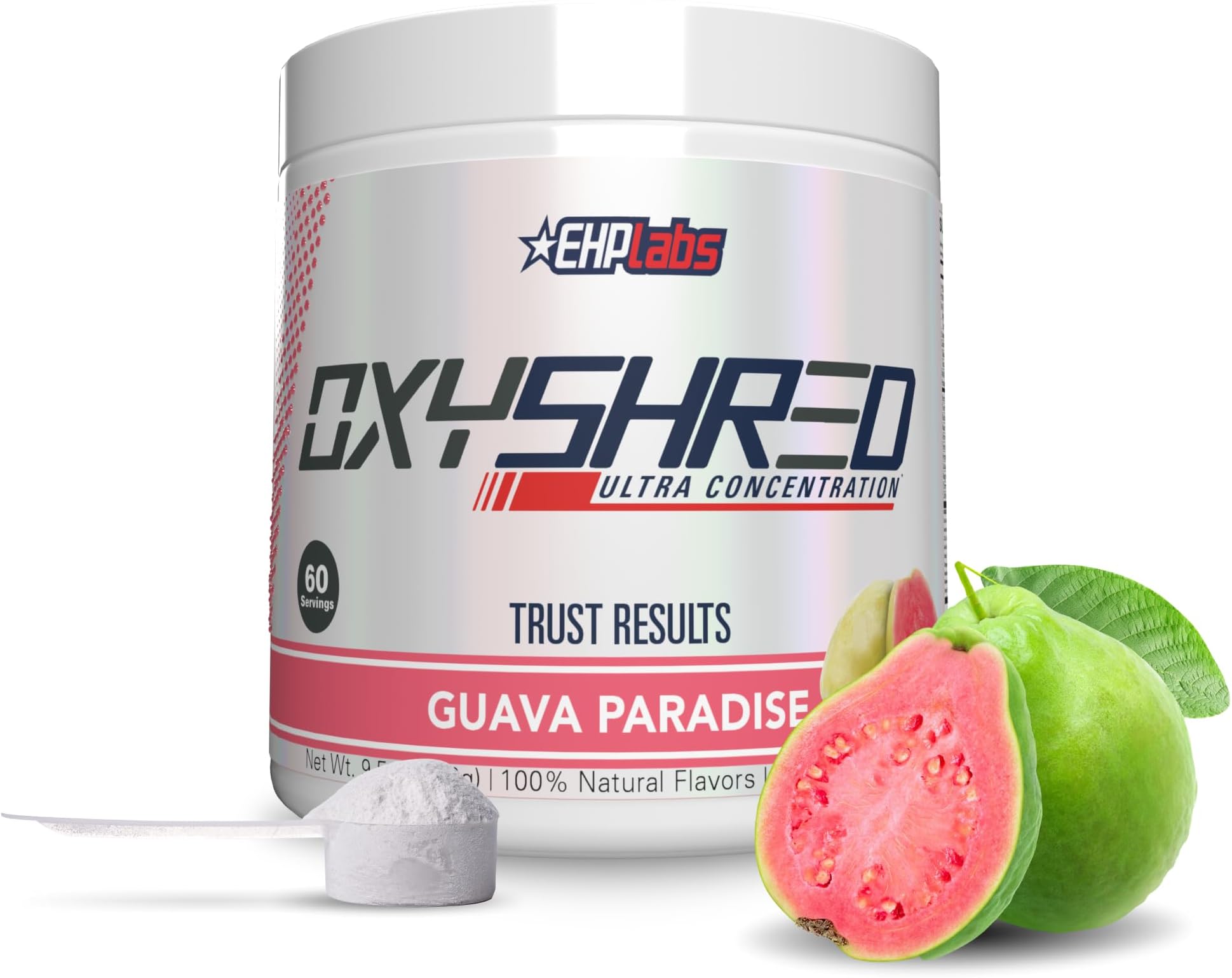 OxyShred Thermogenic Fat Burner by - Weight Loss Supplement, Energy Booster, Pre-Workout, Metabolism Booster, Water cut Mango 60 Servings (Guava Paradise)