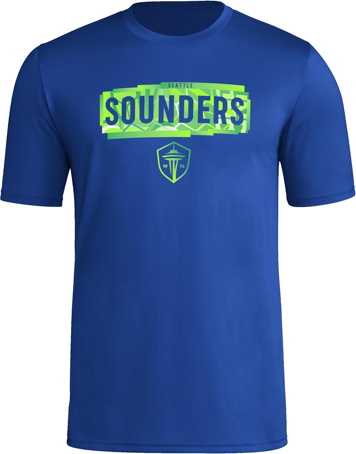adidas Men's Seattle Sounders MLS Short Sleeve T-Shirt X-Small Royal Blue Seattle Sounders