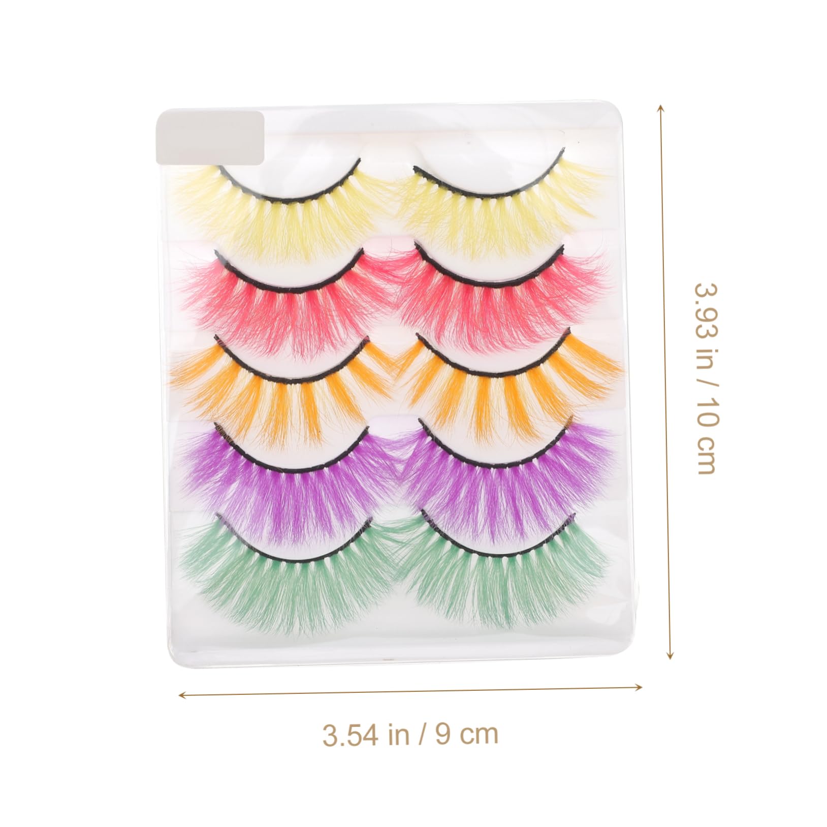 Beavorty 5 Set Di Extension Per Ciglia Finte Look Leggero Per Un Volume Intenso Degli Occhi 5 Paia*5