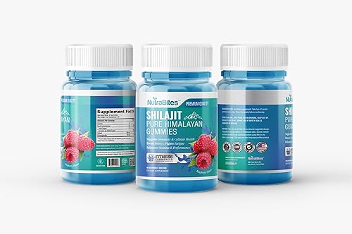 Miniatura 2 de Gomitas puras de Shilajit del Himalaya con Ashwagandha  Energía, Resistencia y Apoyo al Rendimiento  800 mg de Shilajit, ácido fúlvico, vitalidad