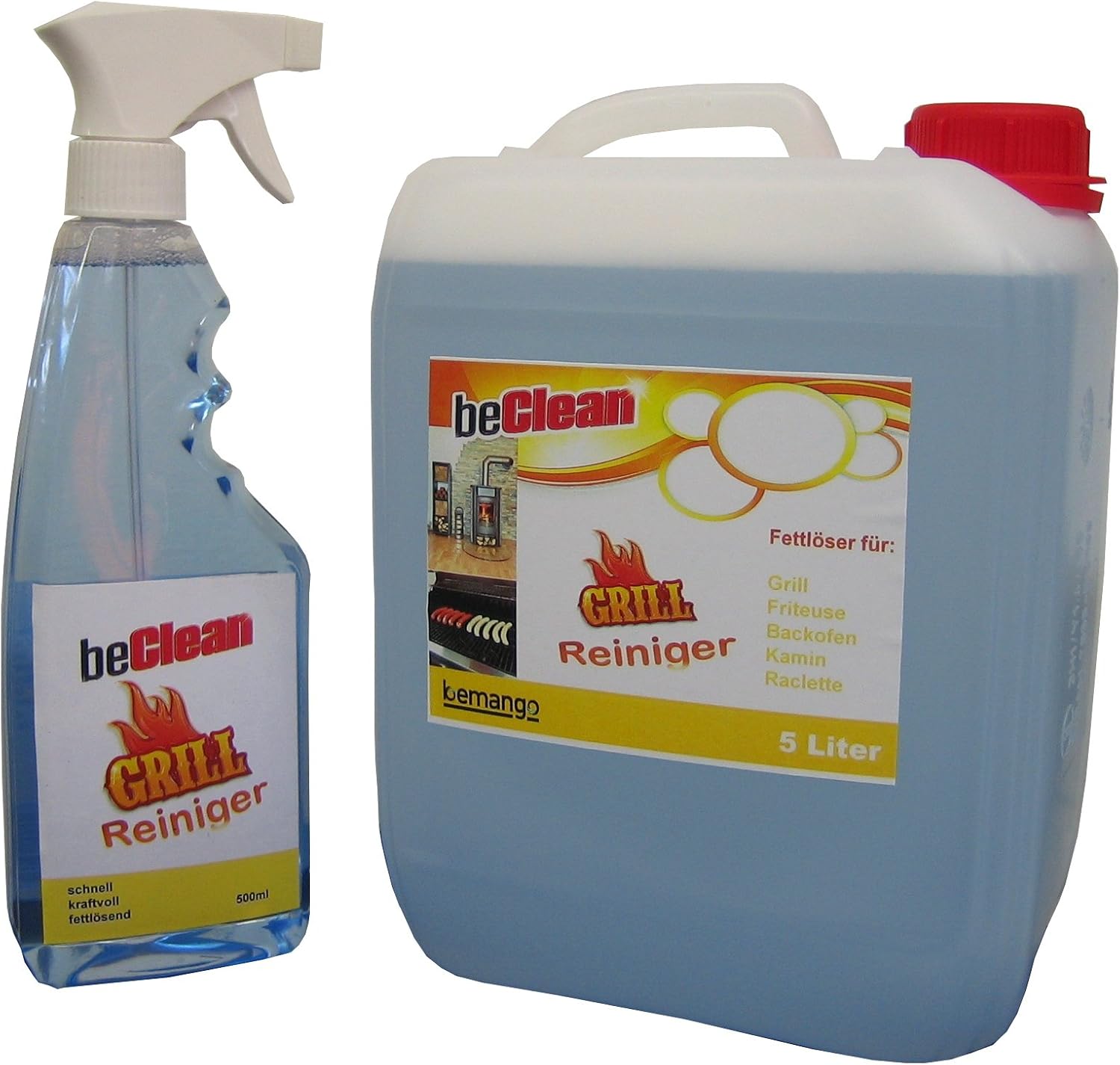 Grillreiniger BeClean CleanStar 5 l Kanister mit Sprühflasche Amazon