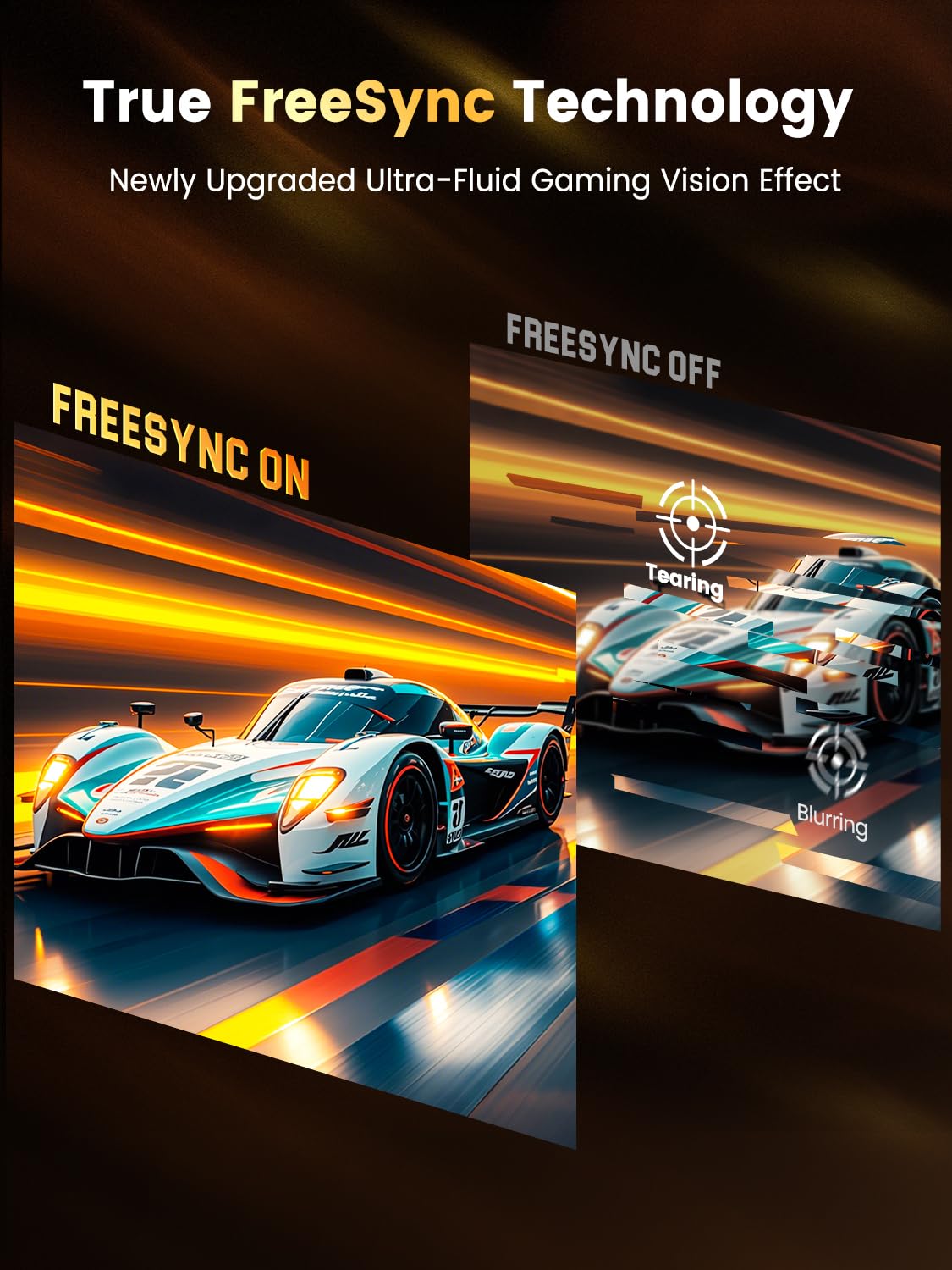 UPERFECT Portable Gaming Monitor 24.5" 240Hz 0.1ms FreeSync 500Nits 2000:1 | 100%sRGB USB-C & MINI HDMI, VESA & 180° Ständer, Großer Zweitbildschirm mit Tragetasche für Laptop, PC und Spielkonsole