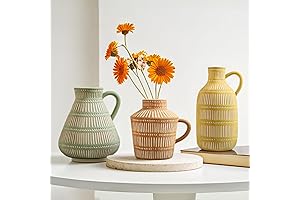 Decorative Ceramic Vases, Set of 3