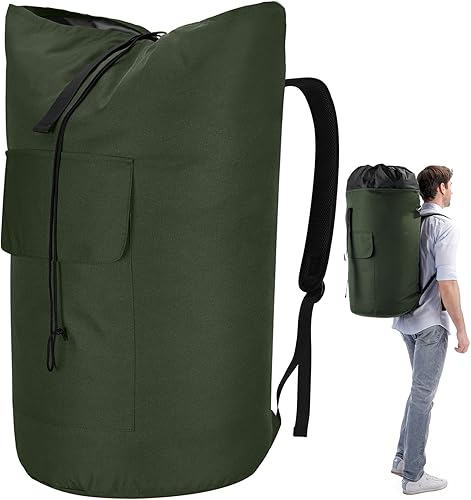 Ãzhido Bolsa de lavandería extra grande resistente, bolsa de lavandería de 115 L, bolsa de lavandería resistente con correas, bolsa de lavandería