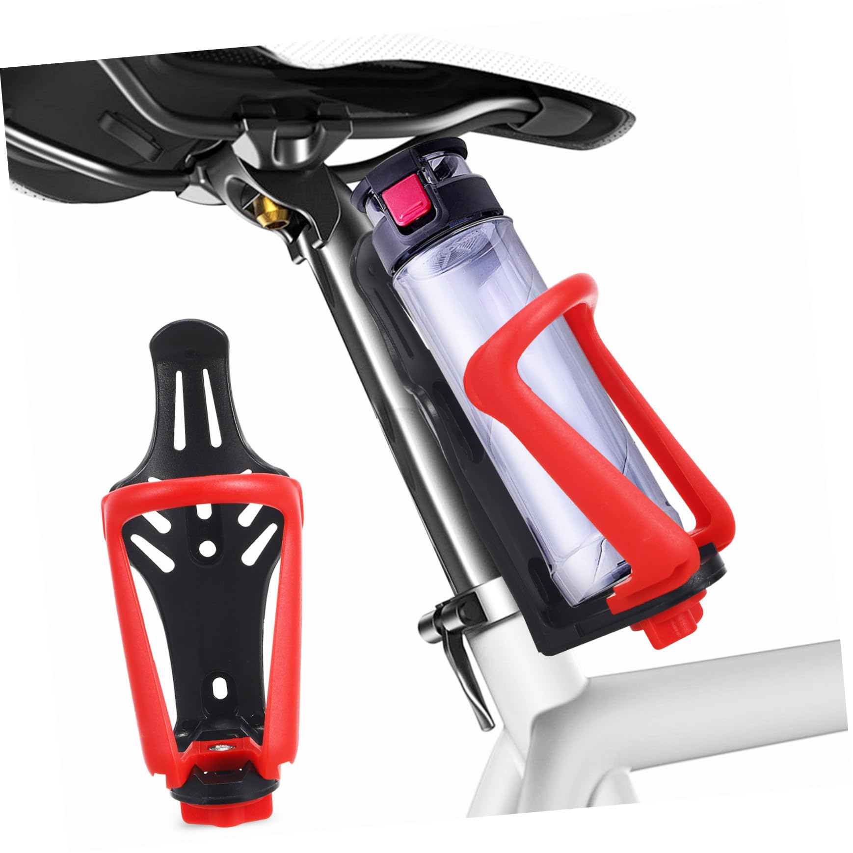 2 Stücke Isolierte Fahrrad Wasser Flasche Robust Flasche Käfig Einfach Installieren Bike Cup Rack