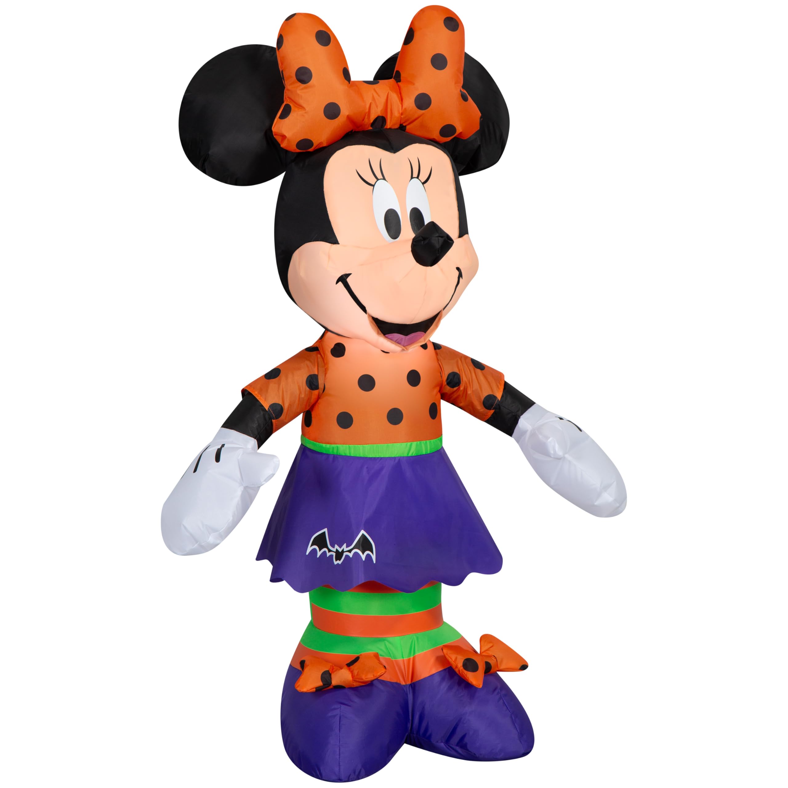 Amazon.com: Gemmy 3.5 Ft Minnie Mouse Polka Dot Bat Halloween