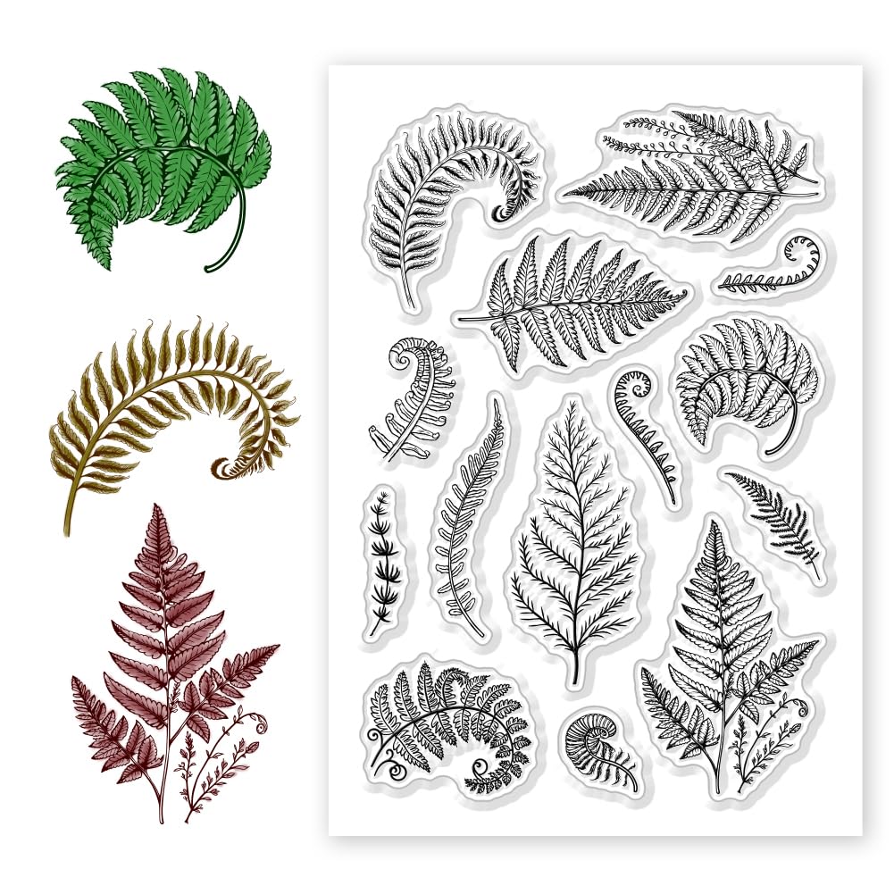 CHGCRAFT Timbri Trasparenti In Silicone – Tema Viti Vintage E Piante, 110x160 Mm, Per Scrapbooking E Album Fotografici