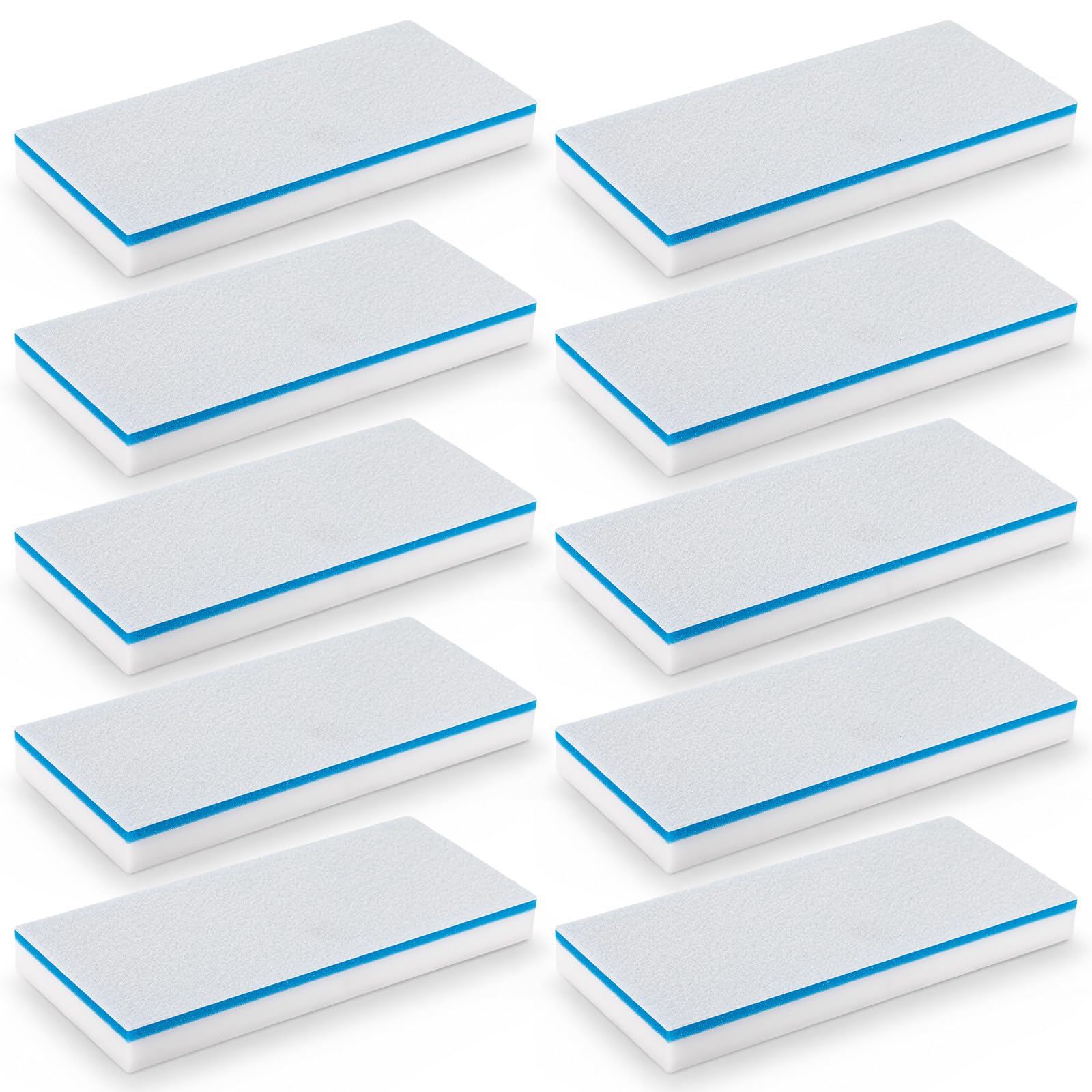 10 Pack Magic Sponge Eraser Mop Pads, 12.9" x 4.72" x 0.98"