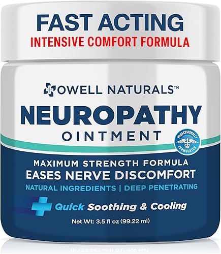 OWELL NATURALS Neuropatía para aliviar los nervios para pies, dedos, manos, dedos de los pies, espalda, piernas y brazos, fórmula de acción rápida,