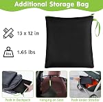 SCTEL Infant Car Seat Travel Bag - Fits Infant Car Seats with Anti-Rebound Bar Base, Car Seat Storage Bag, Car Seat Carrier for Airport, Water Dirt Tear Resistant, Baby Essentials