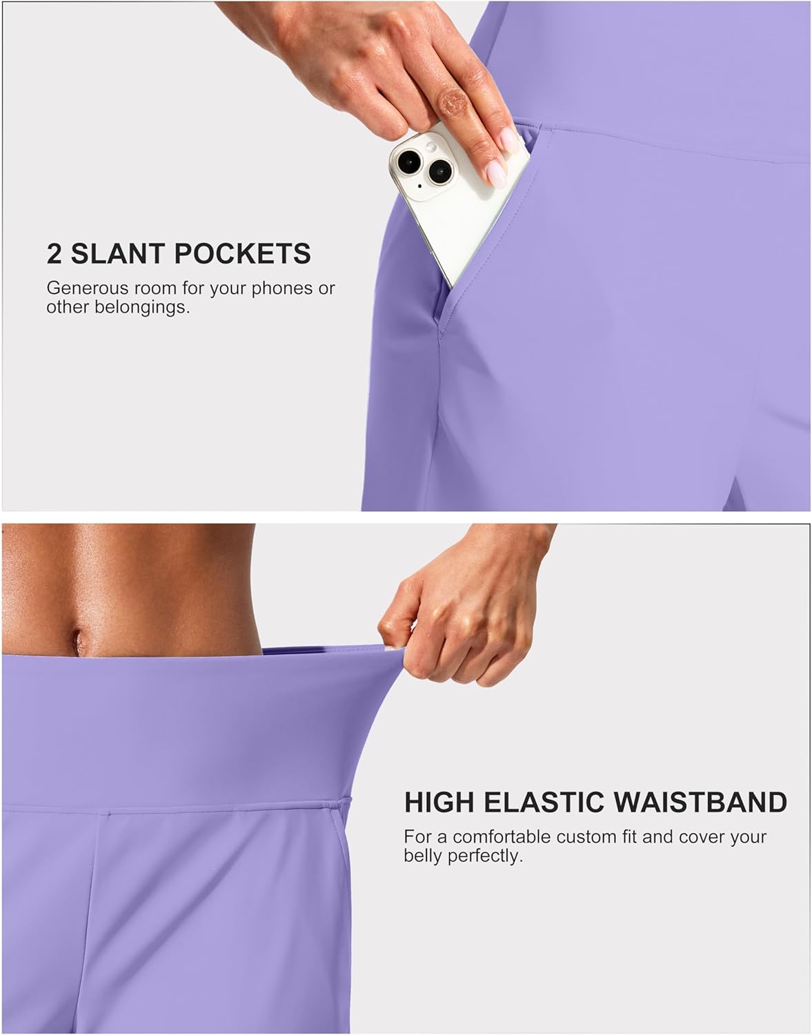 G Gradual Women's 7" Quick Dry Swim Board Shorts Swimming Bottoms High Waisted Beach Shorts for Women with Liner Pockets