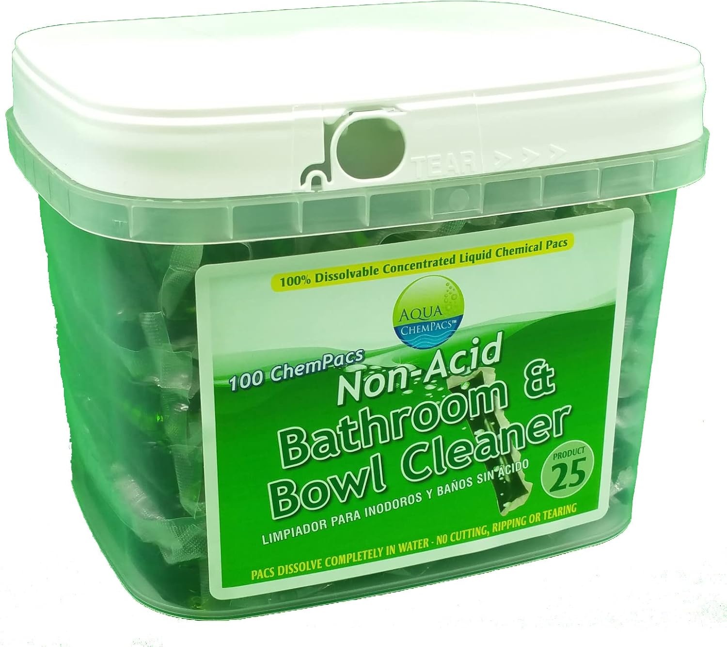 Aqua ChemPacs Non Acid Bowl Cleaner (1 TUB) Industrial