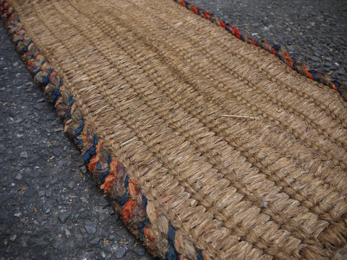 Amazon.co.jp: 【HD31129】藁細工ばんどりバンドリ背当て古道具古民具