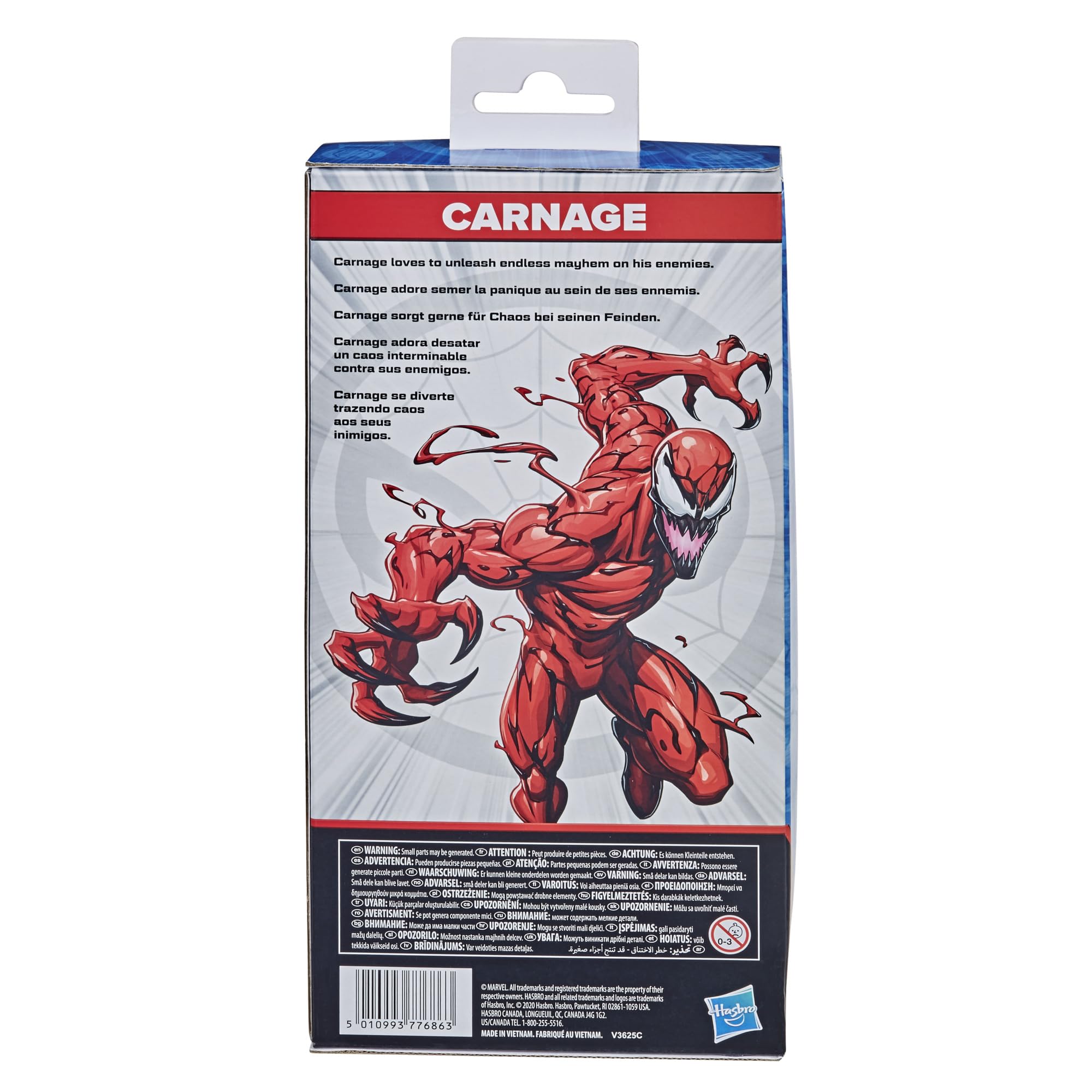 Hasbro Marvel Carnage Action Figure ARTICOLATA 25CM