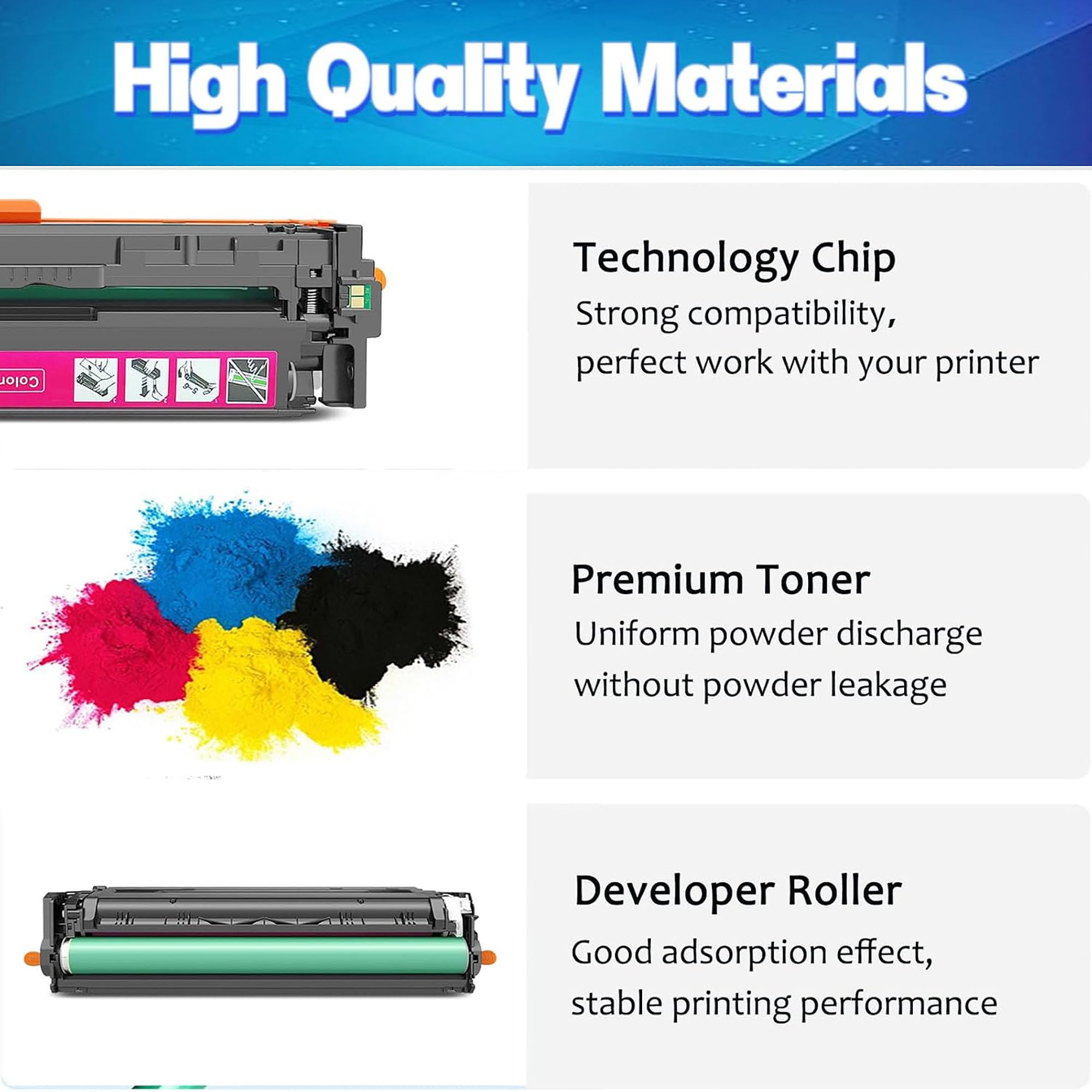 Lot de 4 Cartouches de Toner Haute capacité MF8000