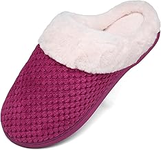 Mishansha Slippers Men Women Memory Foam Slippers Winter Indoor Slippers