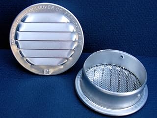 Maurice Franklin Louver-2 Round Aluminum Louver with Insect Screen (Priced Per Bag of 6). Item #2 RL-100 by Maurice Franklin Louver