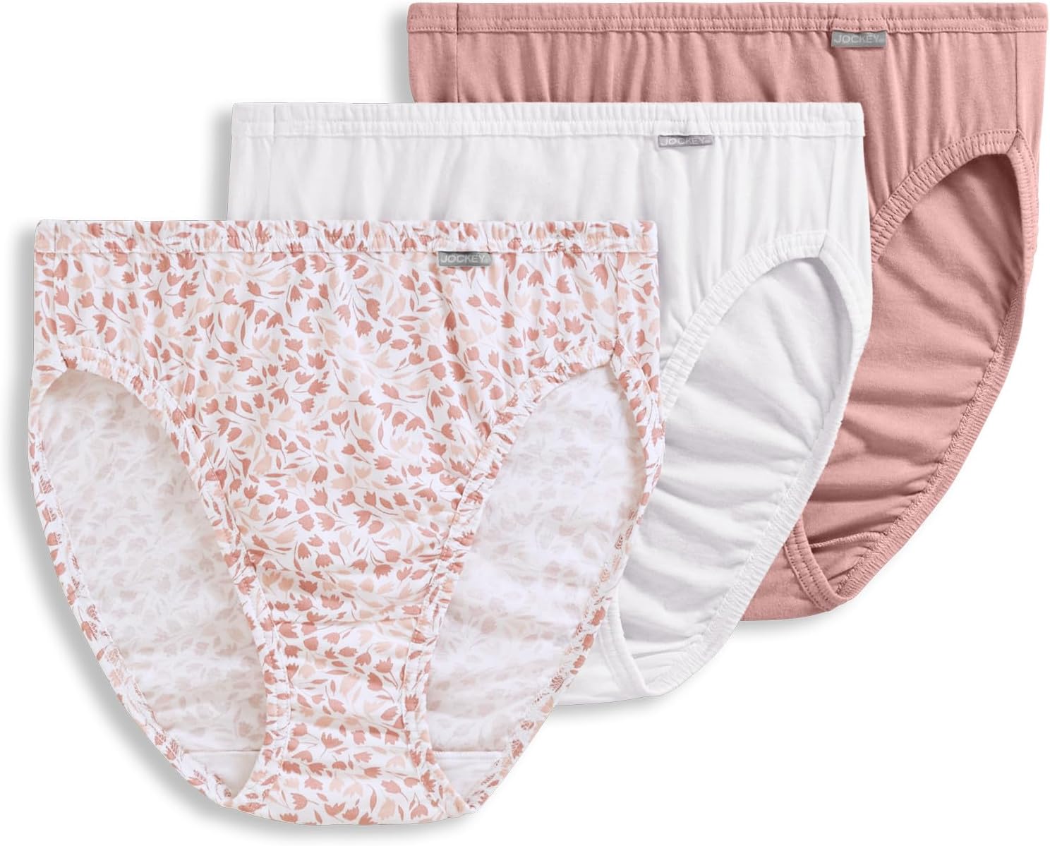 Jockey Women's Underwear Plus Size Elance French Cut - 3 Pack