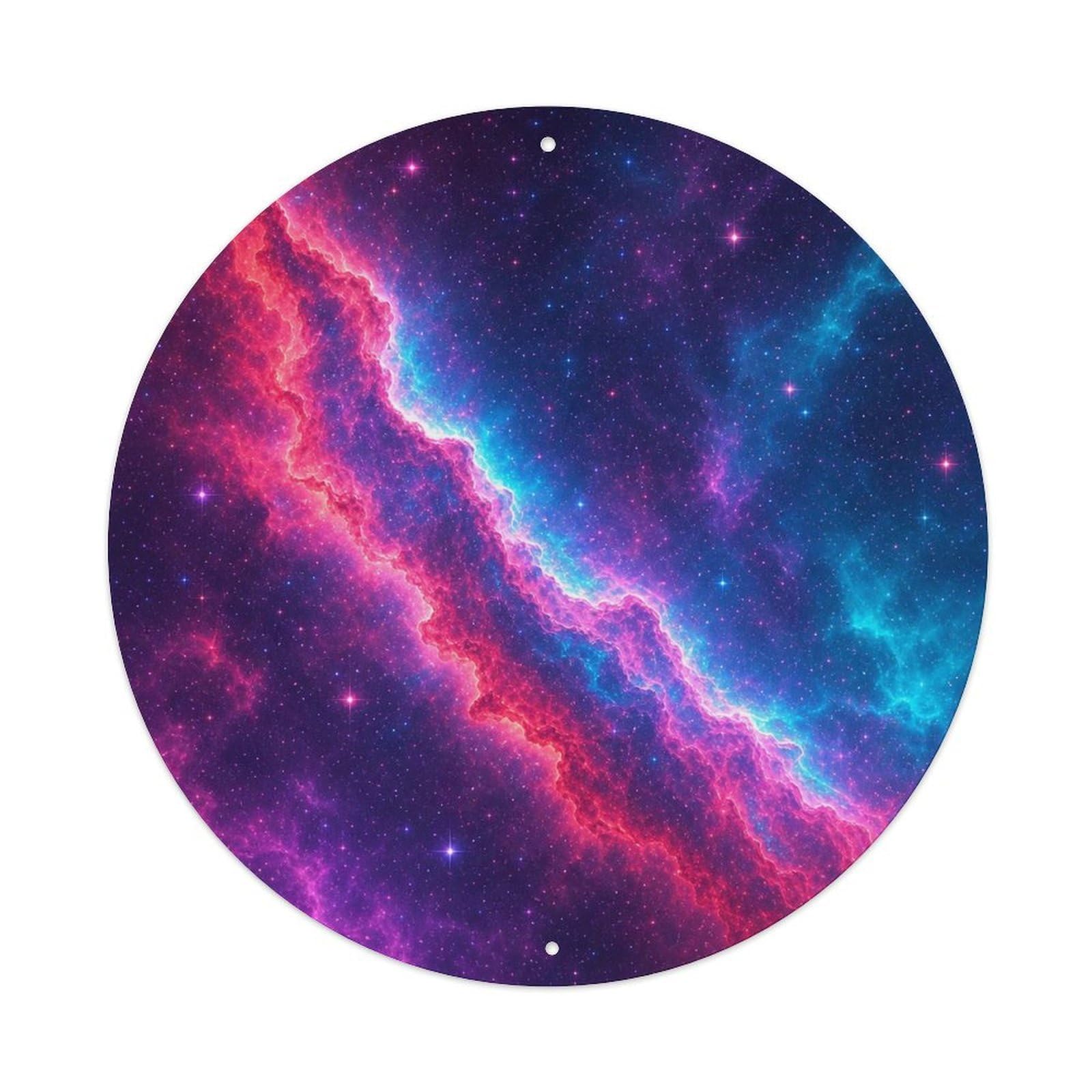 Odgynaw 8X8inch(20X20cm) Astral California Nebula Observatory View Telescope Metal Tin Sign