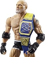 Vista 2 de WWE - Figuras de acción de Goldberg Ultimate Edition, figura coleccionable con accesorios, regalos para niños y coleccionistas