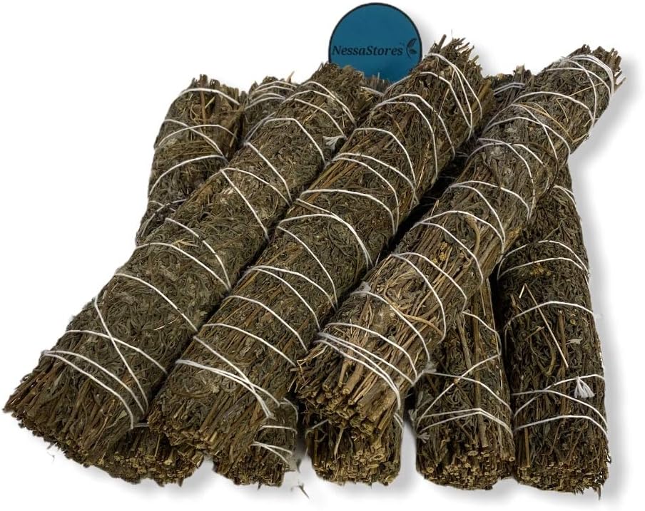 NESSASTORES - Mugwort Smudge Incense 9" Bundle #JC-178 (4 pcs)