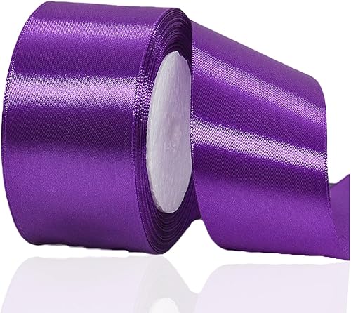 Miniatura 87 de Cinta dorada para envolver regalos, cinta de satén de 1 pulgada x 25 yardas para manualidades, fabricación de lazos para el cabello, coronas, ramos