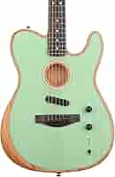 Amazon.co.jp: Fender Acoustasonic Telecaster/Surf Green
