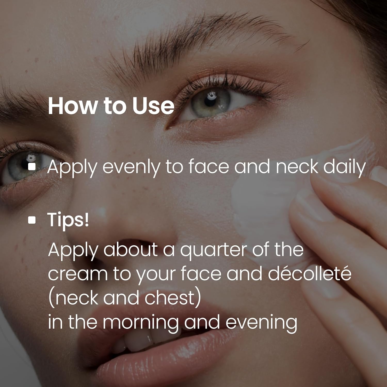 MUL CREAM MASK, Deep Moisturizing Cream, for Glass Skin, Niacinamide&Collagen, 3.38 fl.oz. - Image 5