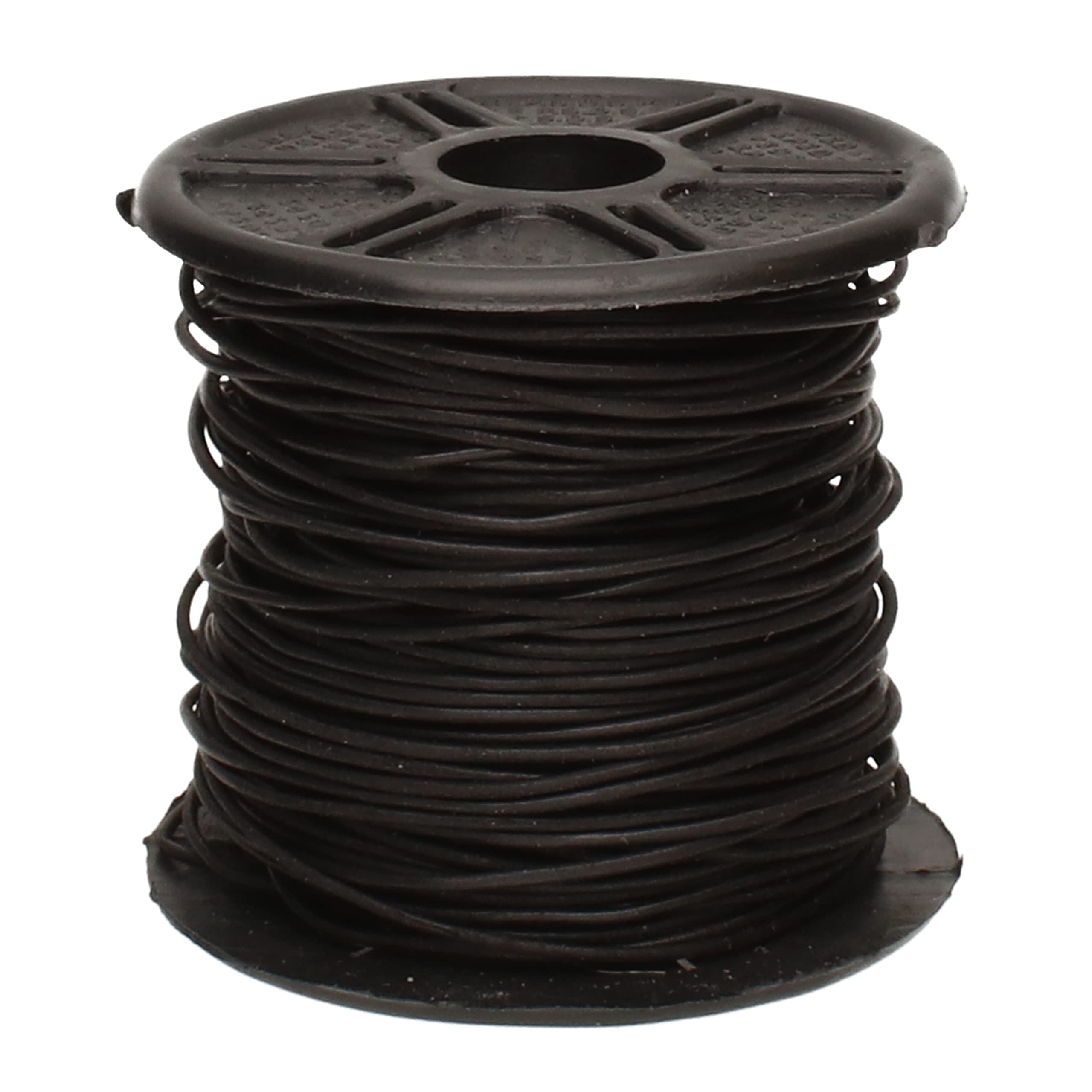 Cordon en cuir indien noir antique de 0,5 mm pour création de bijoux