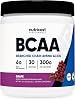 Nutricost BCAA Powder (Grape, 90 Servings) - Optimal 2:1:1 Ratio, Vegetarian, Non-GMO