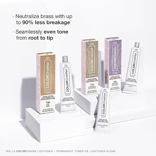 Miniatura 7 de COLORCHARM Permanent Crème Hair Toner  Free of Animal-Derived Ingredients, Parabens Free & Gluten Free  2 oz