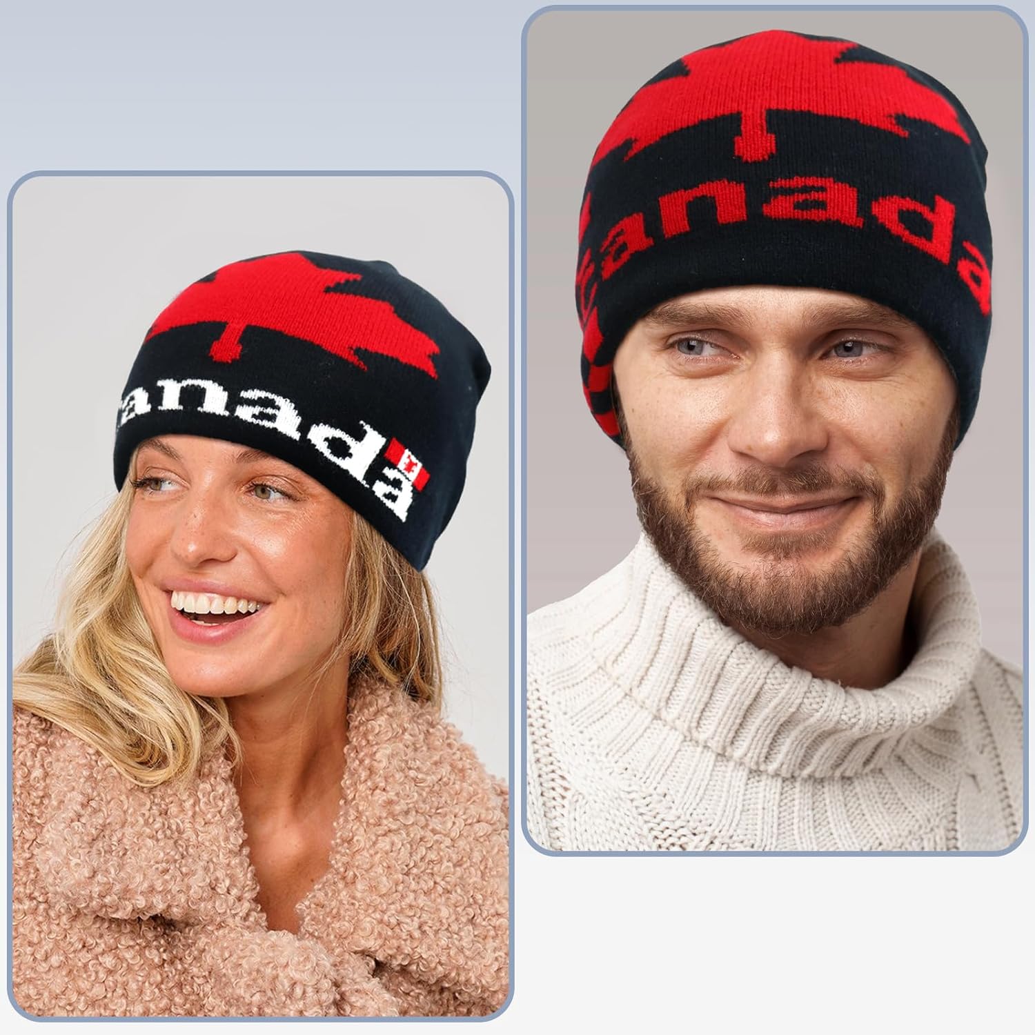 Canada Maple Leaf Beanie Hat