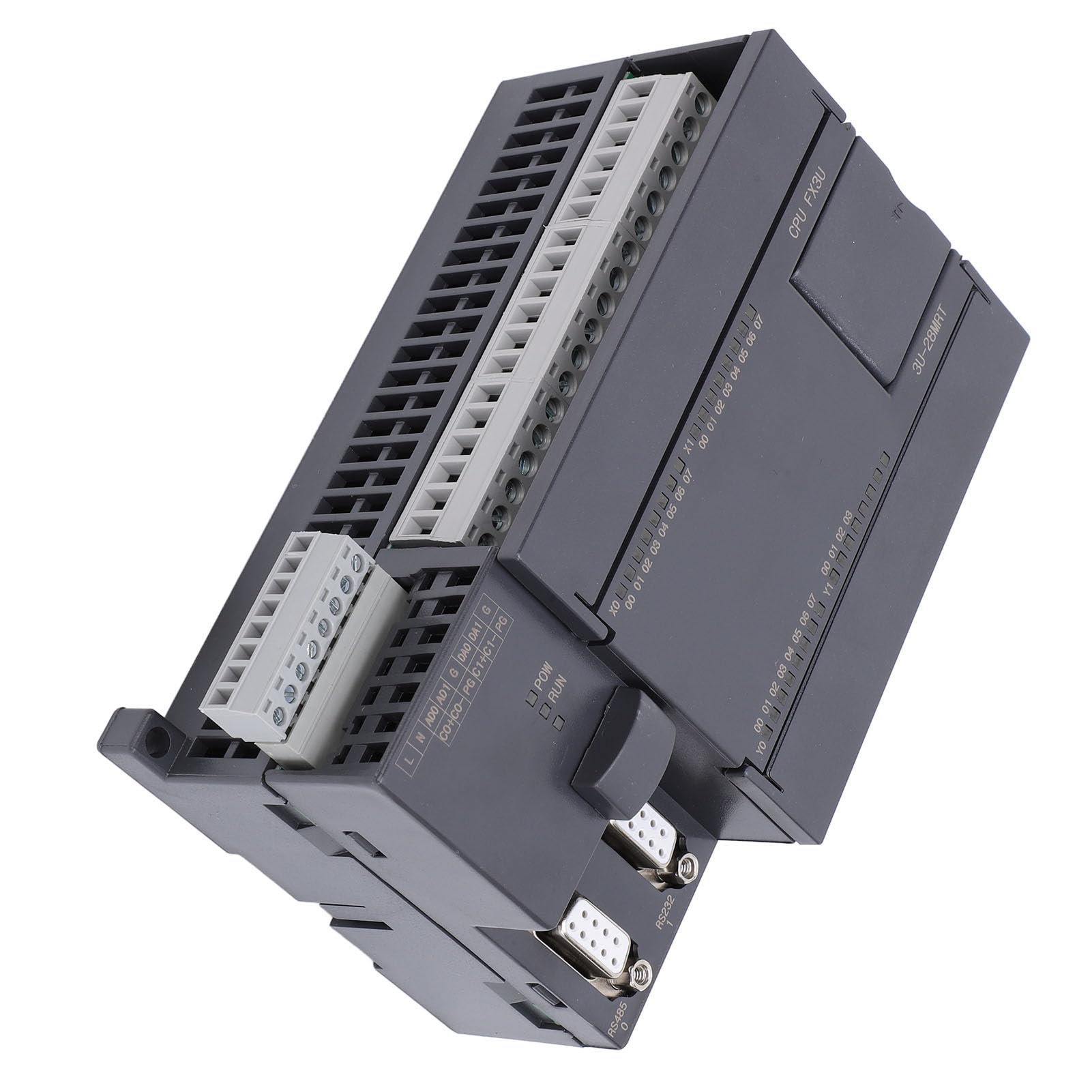Jeffergarden Módulo Controlador de relé Lógico Programable Unidad de Placa de Control PLC, CC Industrial 24 V 16 Entradas 12 Salidas, Automatización de CPU de Alto Rendimiento, Comunicación