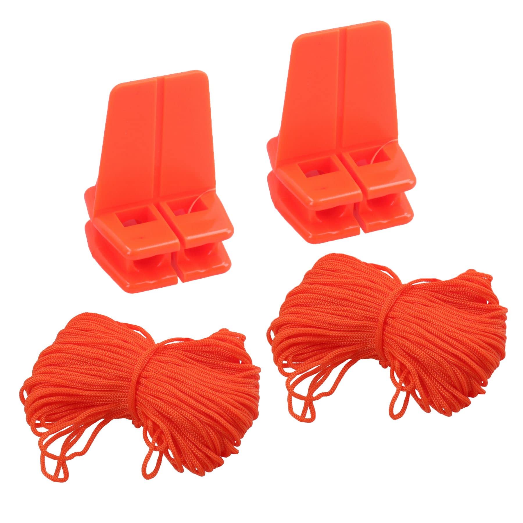 AB Tools 18 Metres Brick Line String + Plastic Corner Blocks Brick Laying Building Builders from B&Q