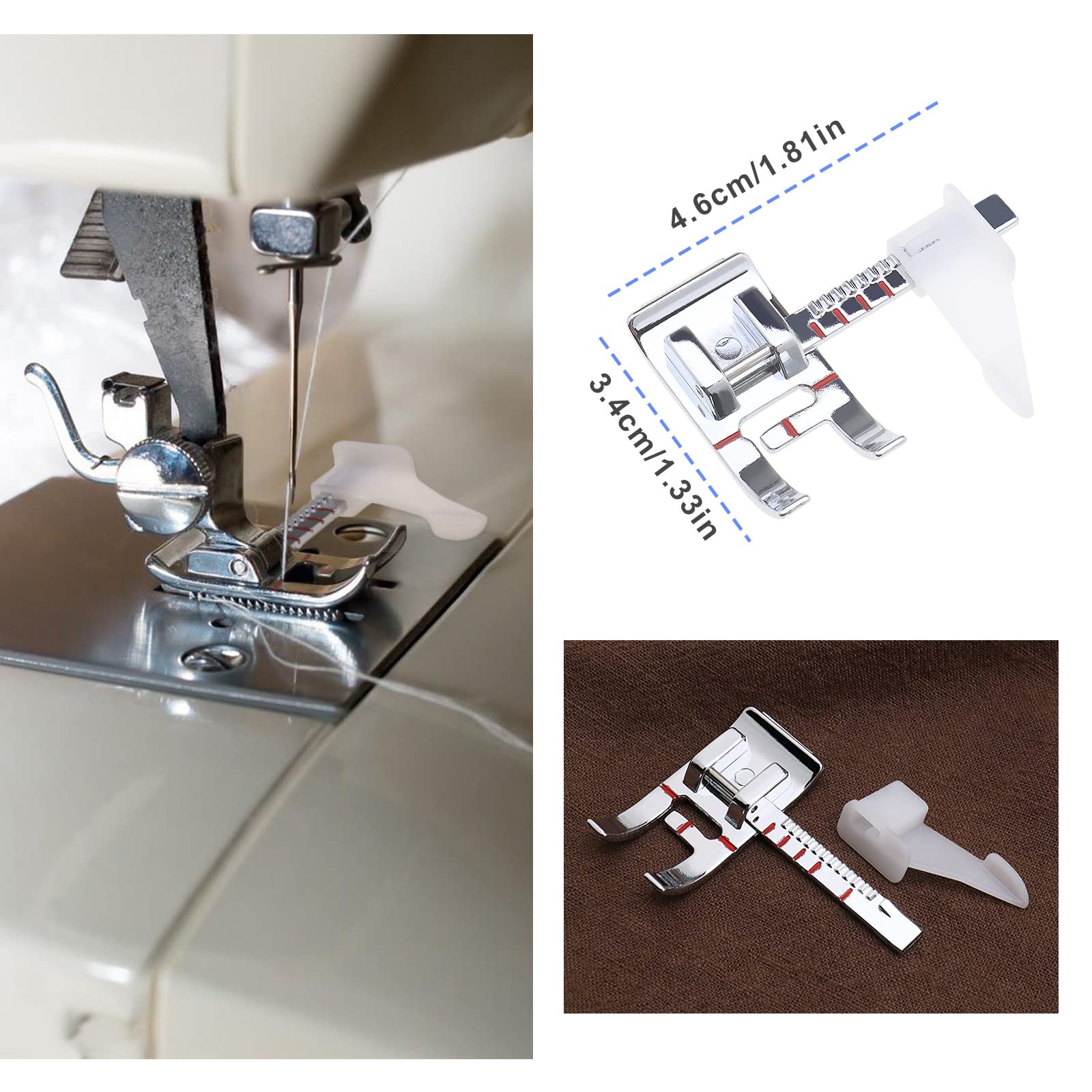 Nähfuß 10 Mm (gerader Schaft) Für Brother, Singer, Kenmore Etc. – Teilenummer 45321
