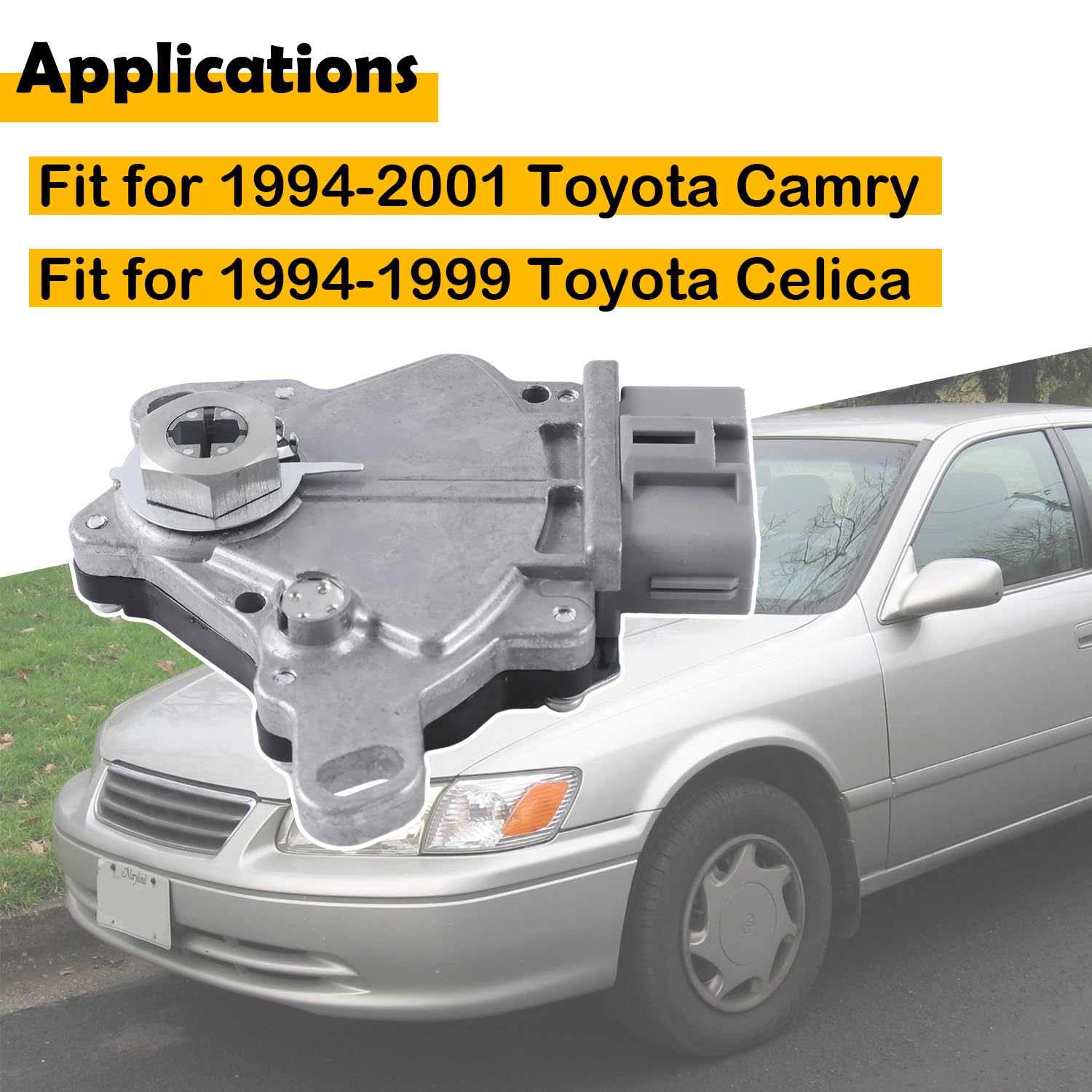84540-20220 Neutral Safety Switch Compatible with 1994-2001 Toyota Camry & 1994-1999 Toyota Celica, Replace OEM 8454020220 Transmission Range Sensor