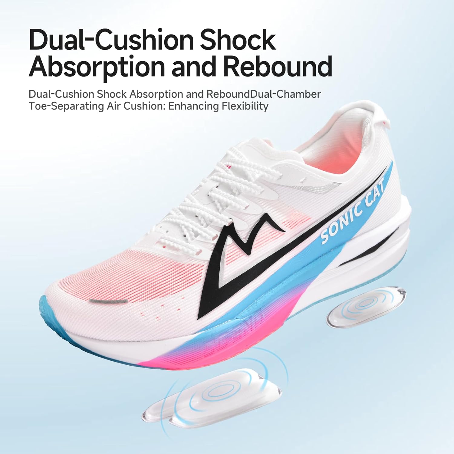 Men's & Women's Marathon Running Shoes Air Cushion Full-Length Carbon Plate Fashion Workout Shoes