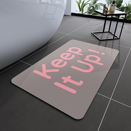 Vista 19 de Alfombras de baño 24x48 pulgadas, alfombra mágica moderna para el baño, alfombra de goma antideslizante de secado rápido absorbente, alfombras
