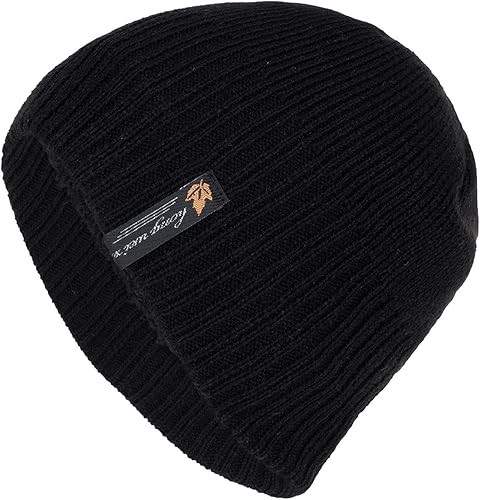 BCDlily Gorro térmico para hombres y mujeres, gorro de invierno con forro polar, gorro casual de punto con calavera