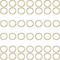 Vista 17 de 600Pcs Anillo de salto abierto de 5mm en oro, utilizado para llavero, fabricación de joyas, mantenimiento de collares y decoración de pendientes